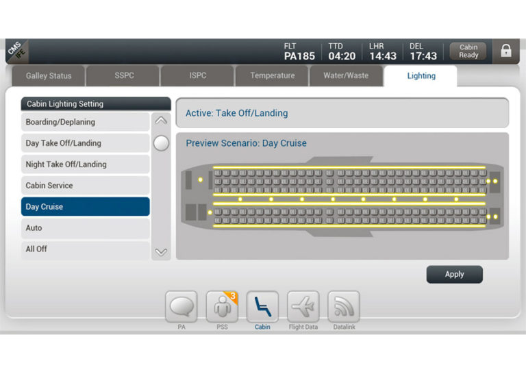 Cabin management systems