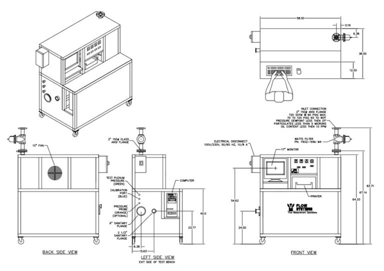 High-Flow air test stand