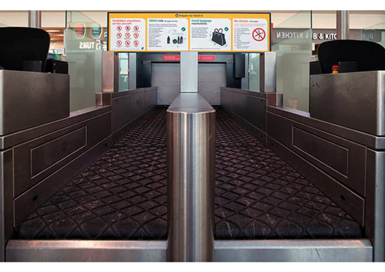 Check-in conveyor