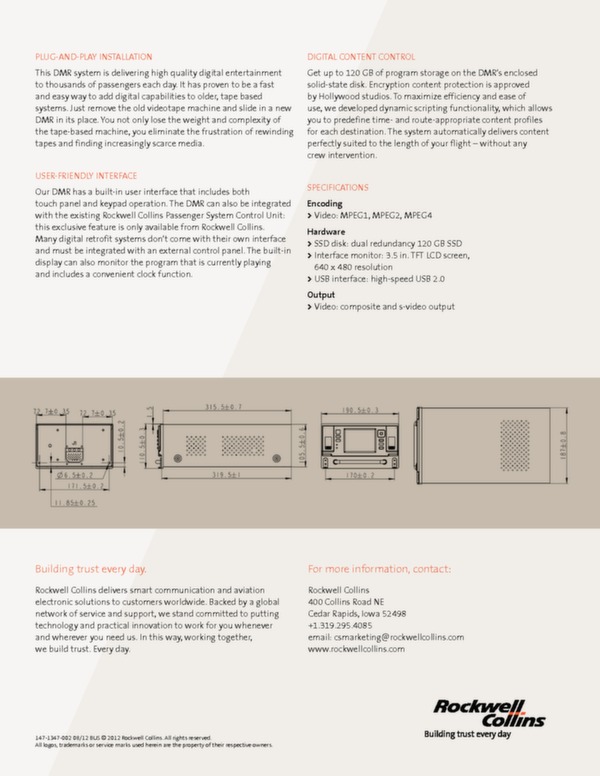 Digital Media Reproducer - IFE