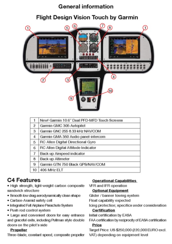 Brochure Flight Design C4