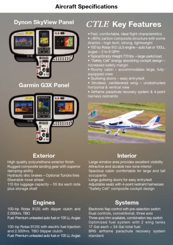 Brochure Flight Design CTLE