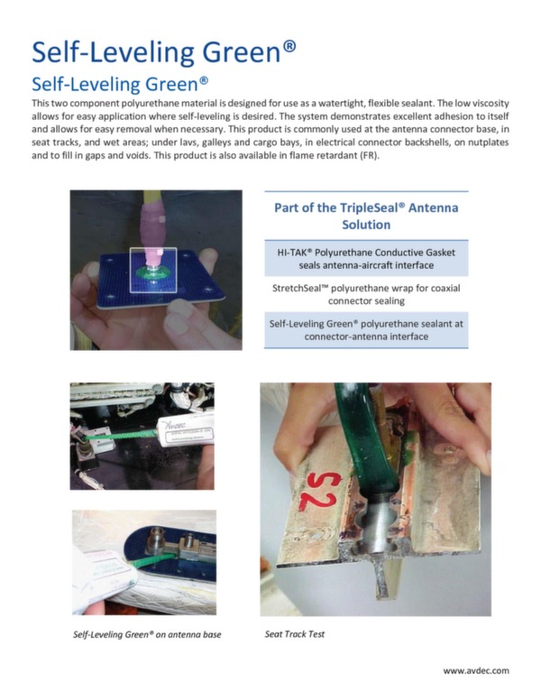 Av-DEC - Self-Leveling green sealant brochure