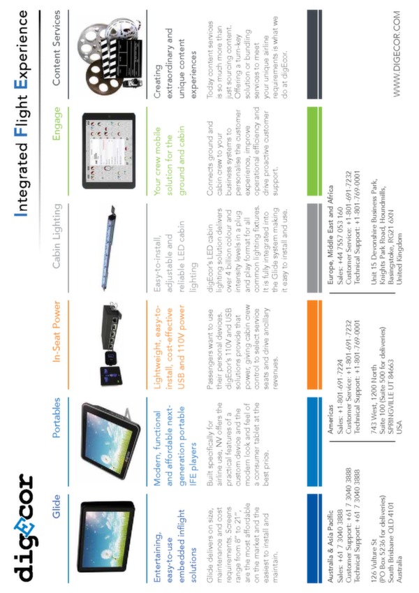 IFE Glide brochure