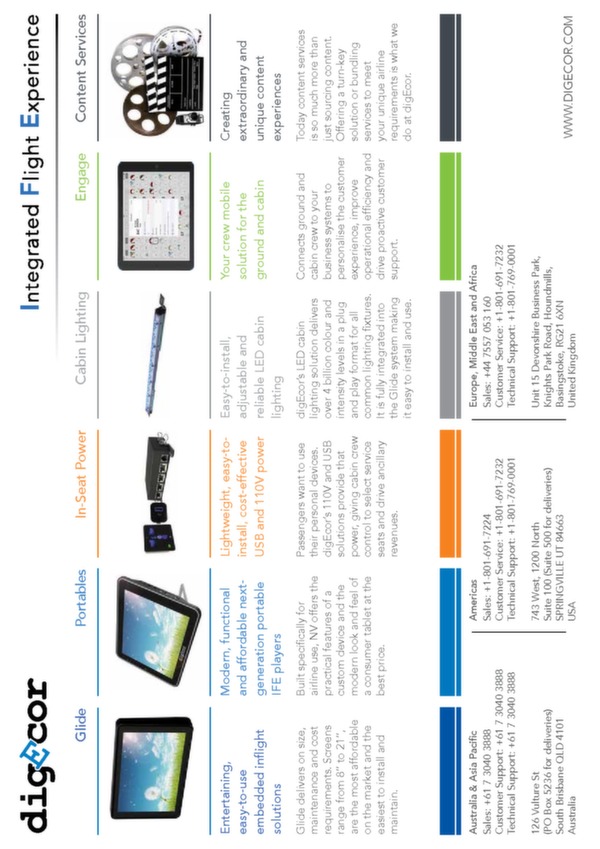 Brochure éclairage cabine LED