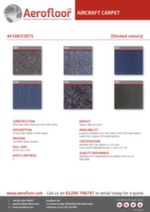 Aerofloor - Aircraft carpets