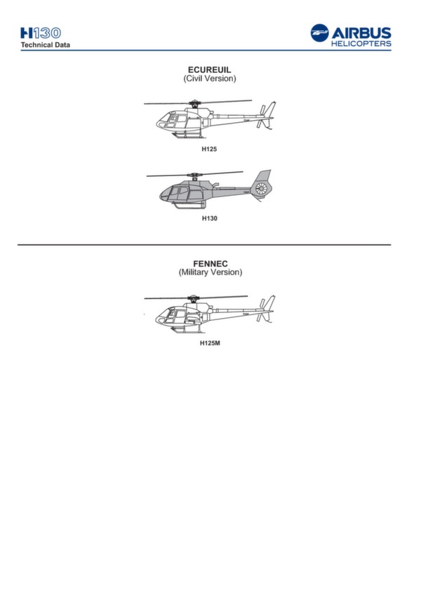 H130 Données techniques 2016 - Airbus Helicopters