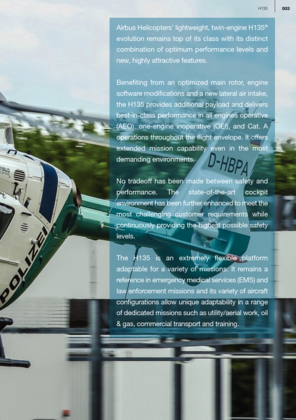 H135 Brochure 2016 - Airbus Helicopters