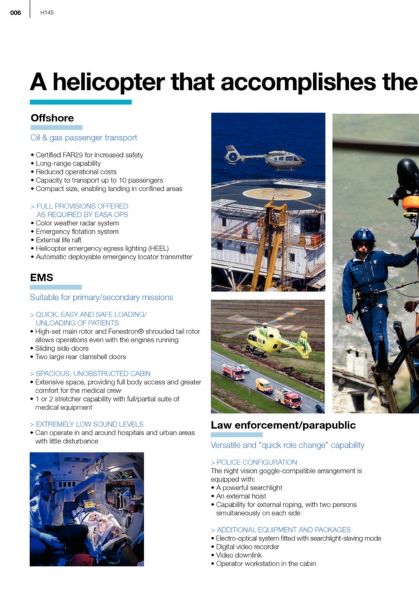 H145 Brochure - La nouveauté d\'Airbus Helicopters