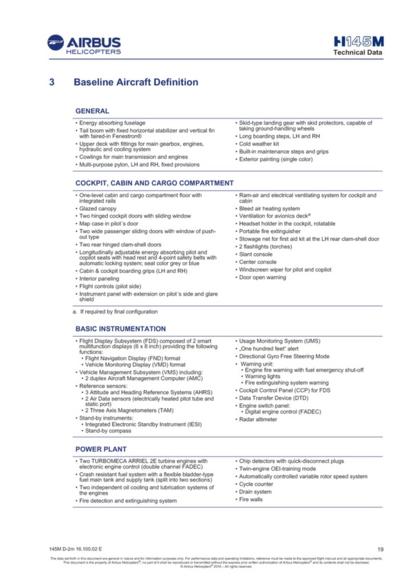 H145M Technical Data - Airbus Helicopters