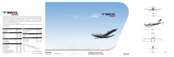 TBM 930 : Specs and price list