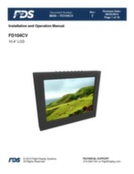 Brochure écran LCD 10.4\'\' HD FD104CV