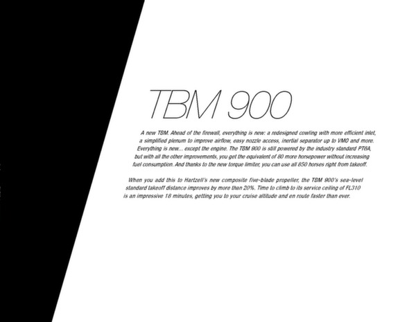 TBM 900 : Le guide