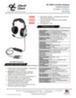 DC ONE-X Aviation Headset data sheet