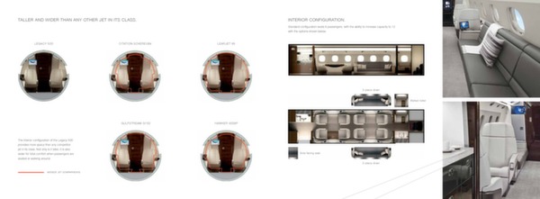 Embraer Legacy 500 - Technical spec