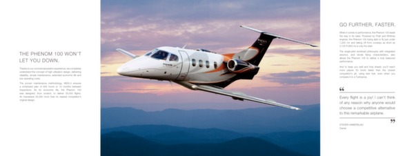 Embraer Phenom 100 - brochure