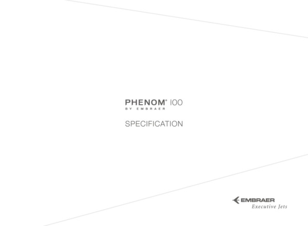 Embraer Phenom 100 - technical specifications