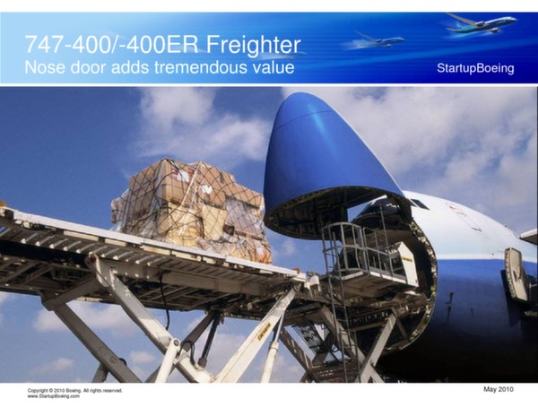 Boeing 747-400 / 747-400ER Freighters (brochure)