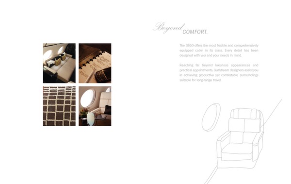 Gufstream G650 product brochure