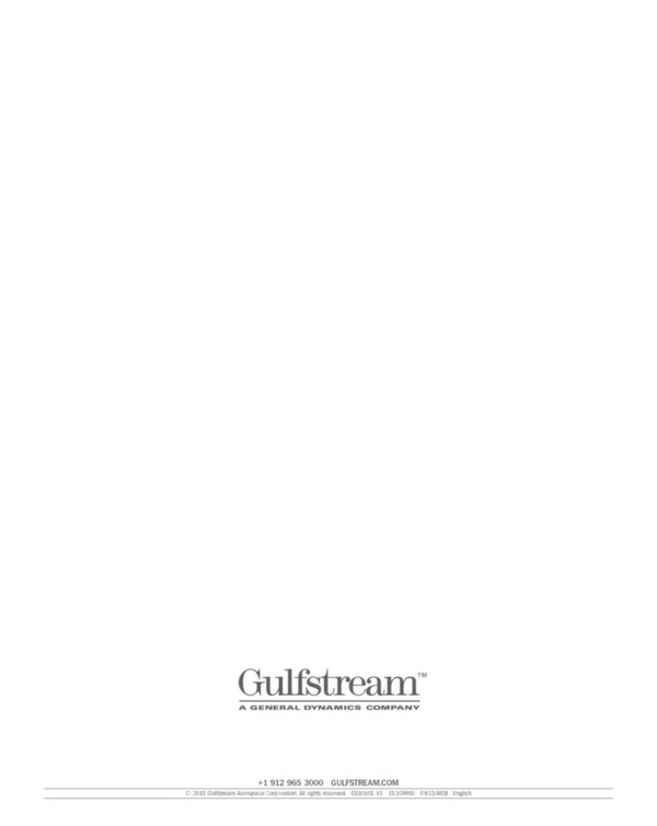 Gulfstream G650 - Spécifications techniques