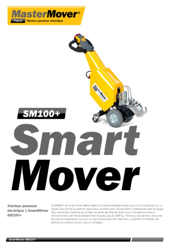 Tracteur pousseur électrique / SmartMover SM100+