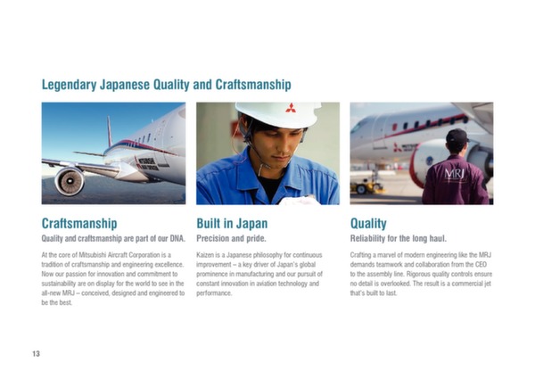 Mitsubishi MRJ brochure