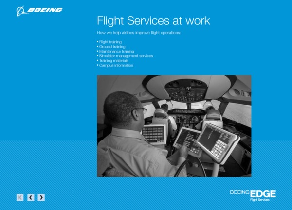 Boeing Flight Services - Catalogue produits