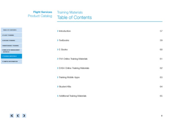 Boeing Flight Services - Catalogue produits