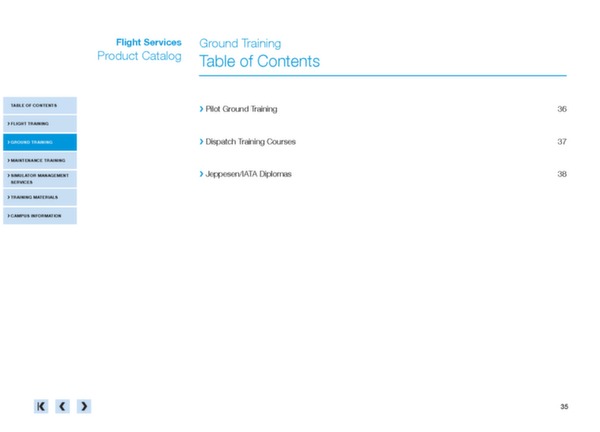 Boeing Flight Services - Product catalog