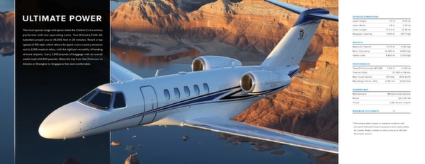 Cessna Citation CJ4 brochure