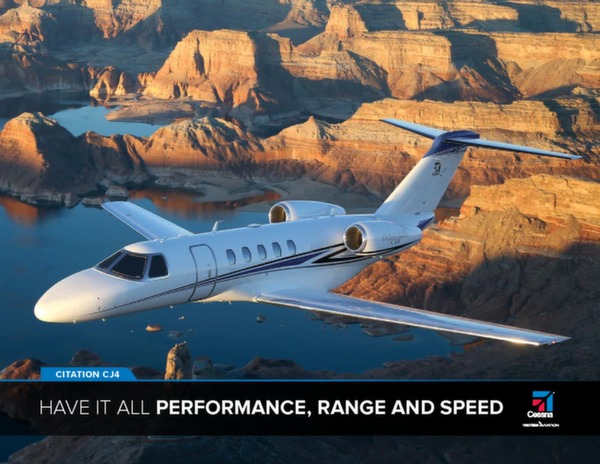 Cessna Citation CJ4 - données techniques