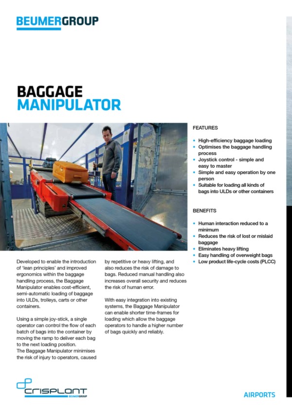 Make-Up Systems - Baggage Manipulator