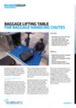 Baggage Lifting Table