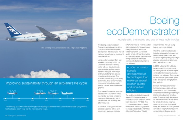 Boeing: Commercial aviation and the environment