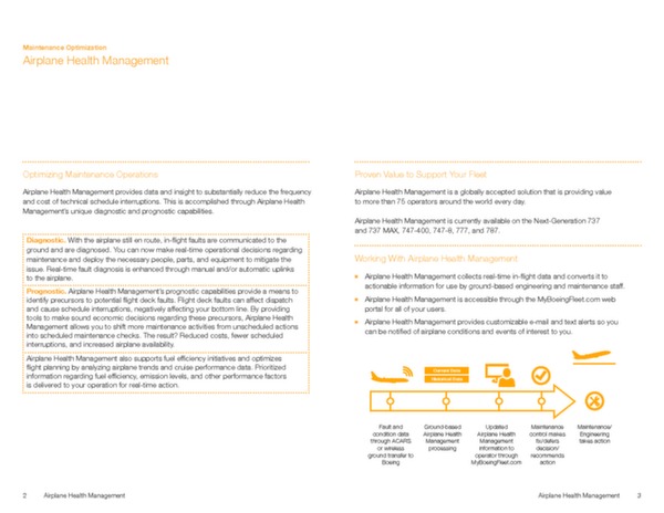 Boeing : Optimisation de la maintenance