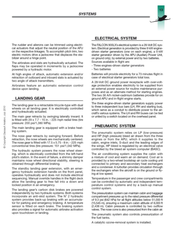 Dassault Falcon 900LX brochure