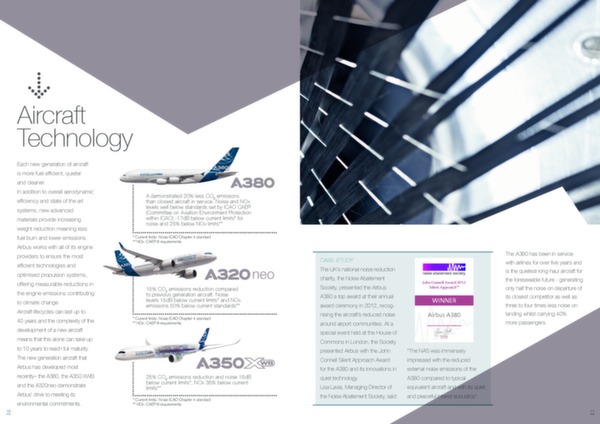 Airbus - Aviation Environmental Roadmap brochure