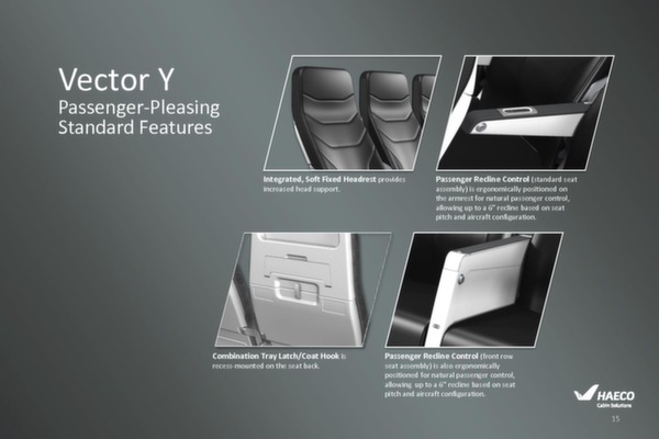 Economic seat Vector Y brochure