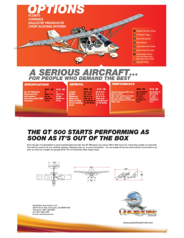 GT-500 brochure