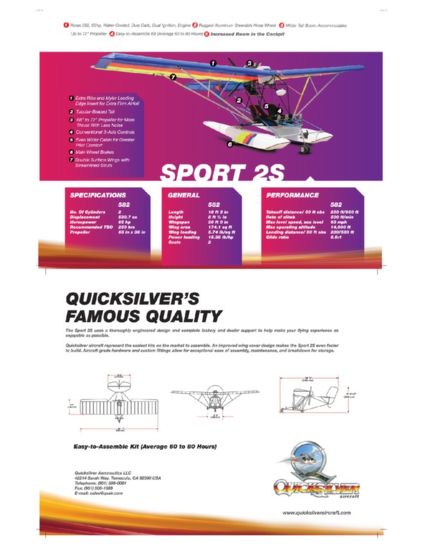 Sport 2S brochure
