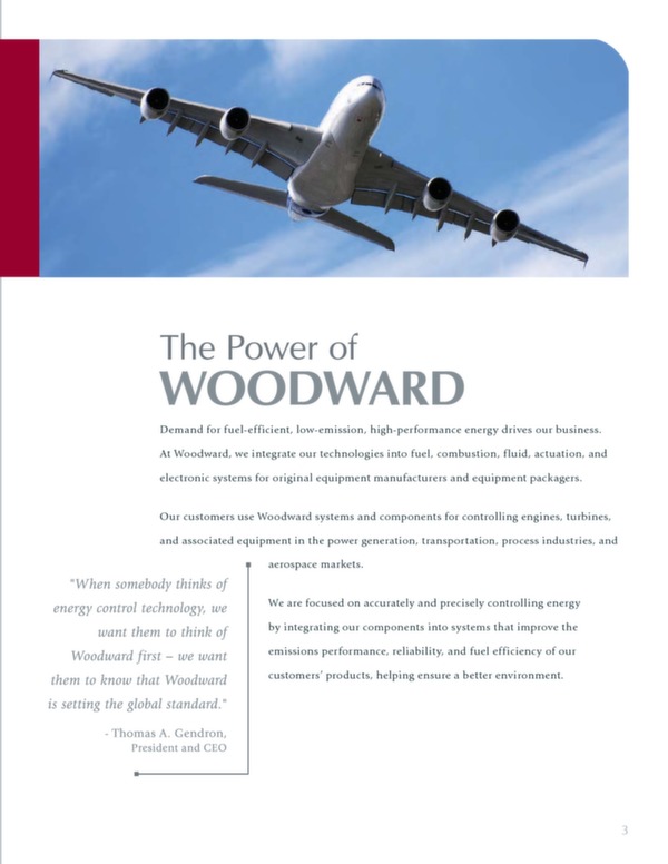 Woodward corporate brochure