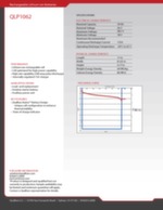 QLP1062 lithium-ion battery data sheet