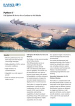 Air-to-air missile Python-5 brochure