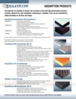 Brochure équipement isolation acoustique et thermique