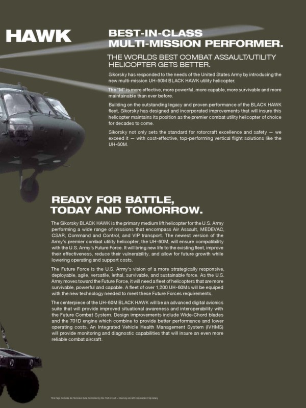 Brochure UH-60M Black Hawk 