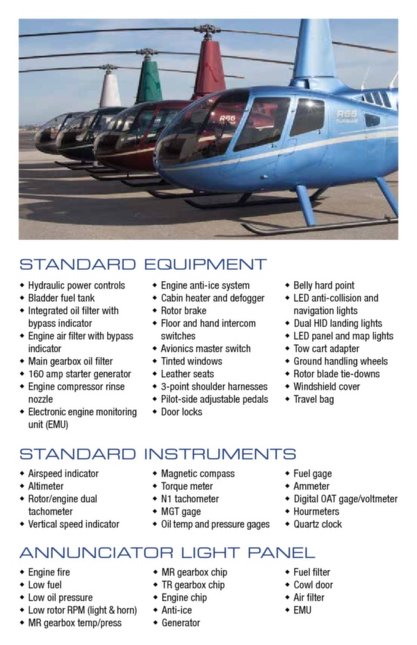 R66 turbine helicopter brochure