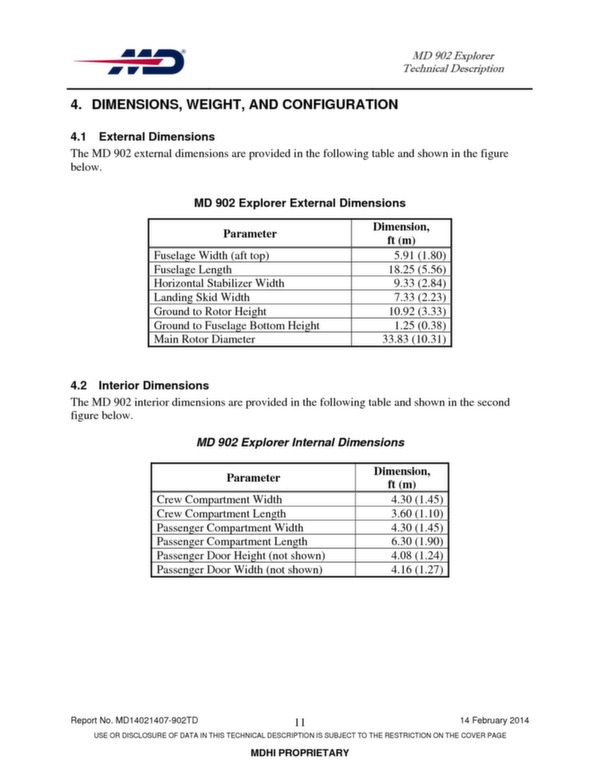 MD Explorer helicopter technical description