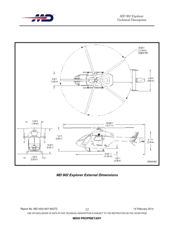 MD Explorer helicopter technical description