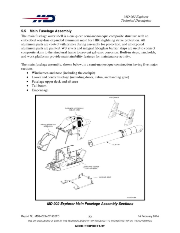 MD Explorer helicopter technical description