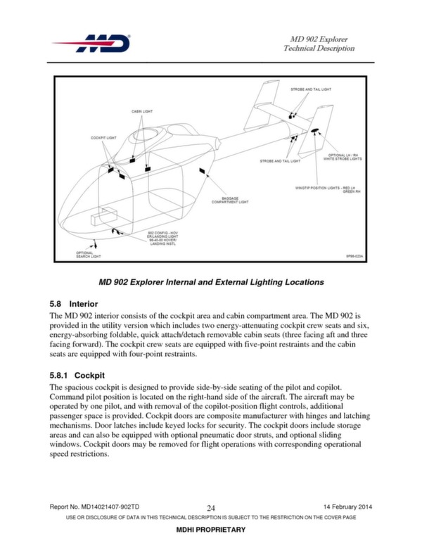 MD Explorer helicopter technical description